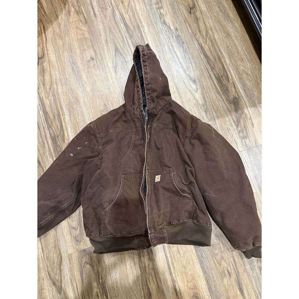 Vintage Carhartt J244 DKB Quilted Lined Active Jacket Men’s 2XL Regular